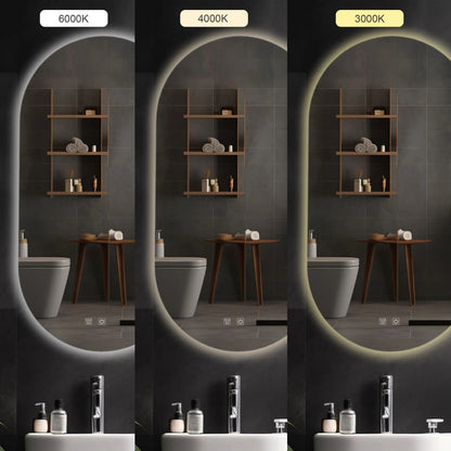 Spiegel LED EGG 60x80 cm  9