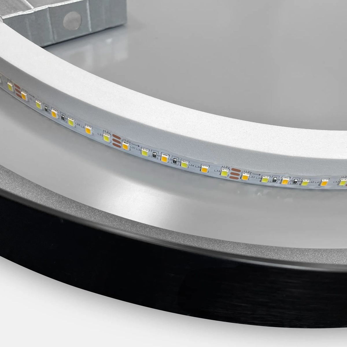 Spiegel LED OVL 50x100cm Black  9