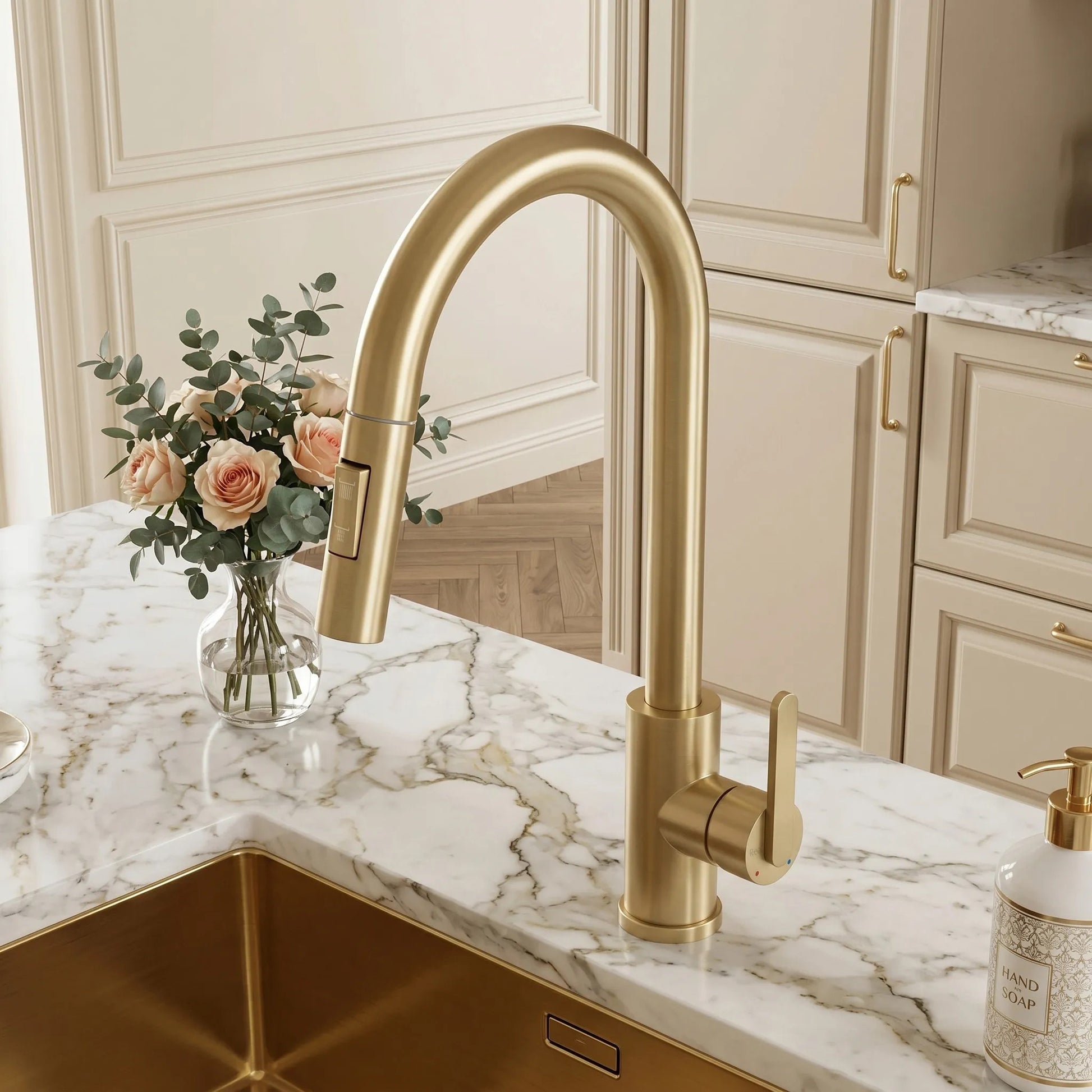 Küchearmatur REA Ontario Brush Gold  9