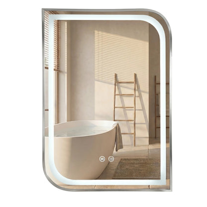 Spiegel LED ZONE 70x50 BRUSH NICKEL  9