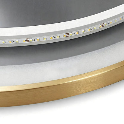 Spiegel LED 70cm MMJ BRUSH GOLD  9