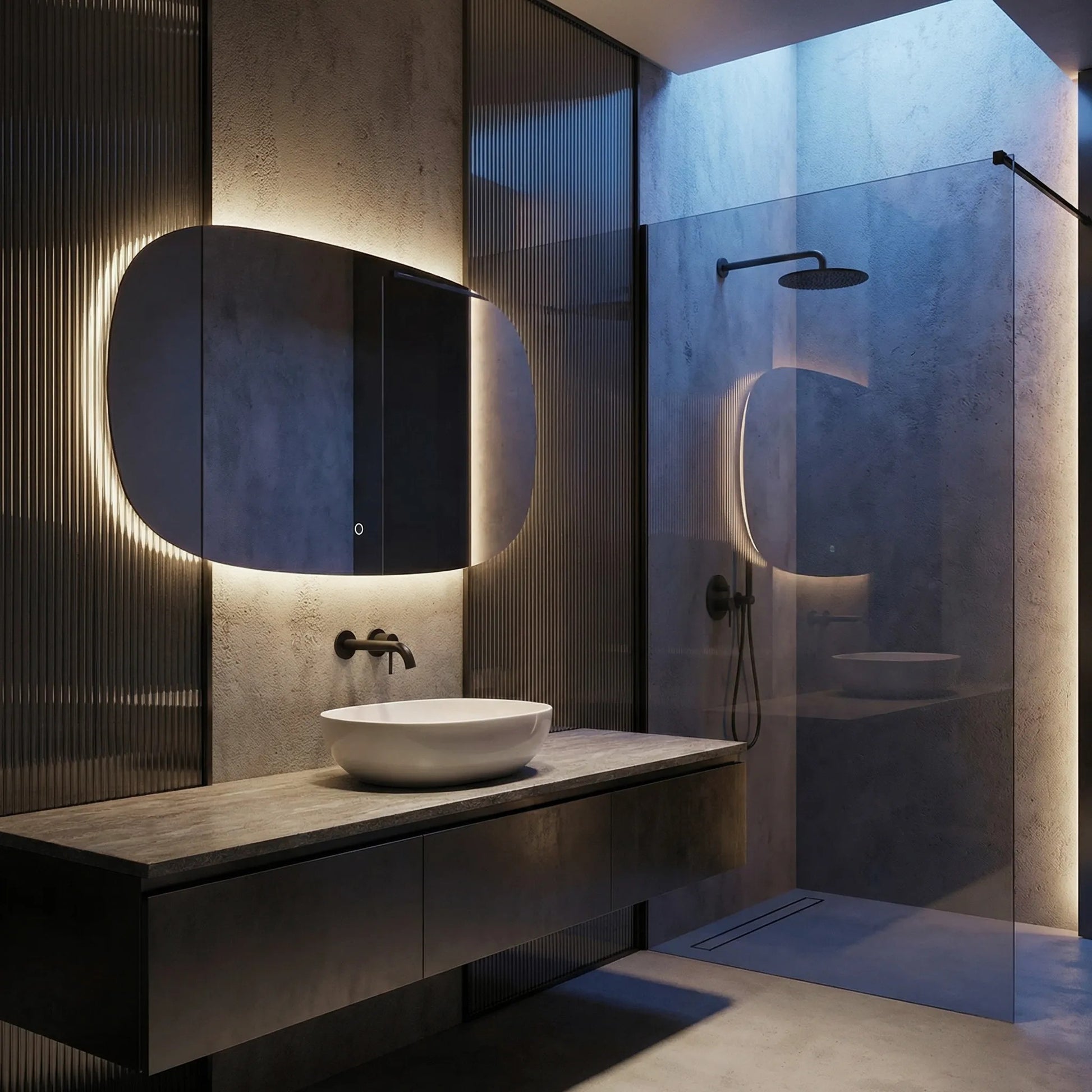Spiegel LED 100x60cm TOP-4  9