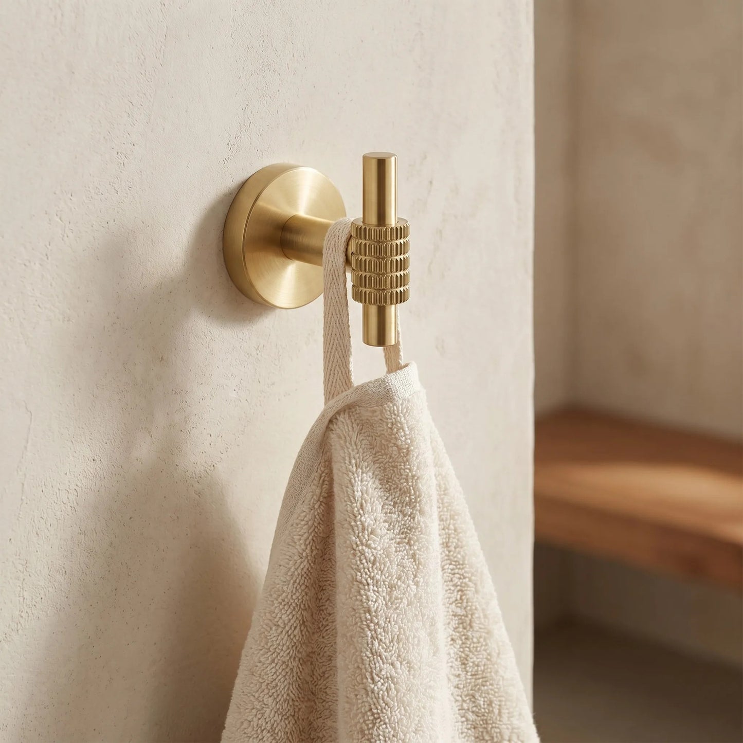 Badezimmerhaken 29104 Rivo Brush Gold  9
