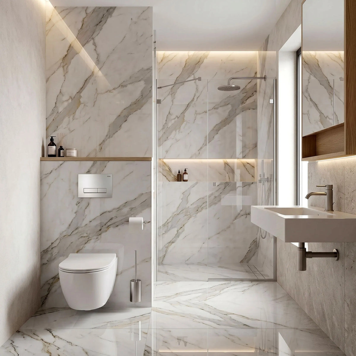 Vorwandelement Für WC K011A-Q Rea HD Satin 9