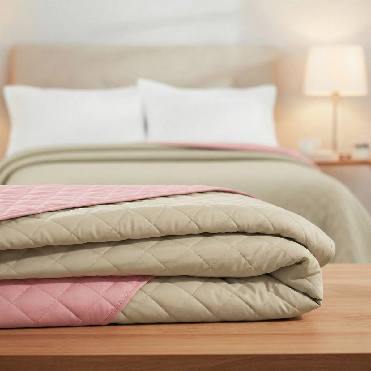 Tagesdecke Inez Beige-pink 220x240 9
