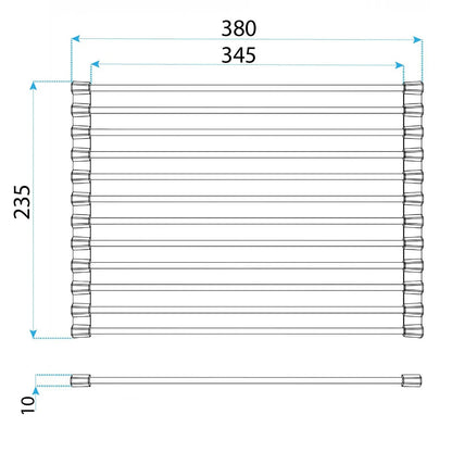 Rollbarer Abtropfständer Für Spüle REA P12298 Black 9