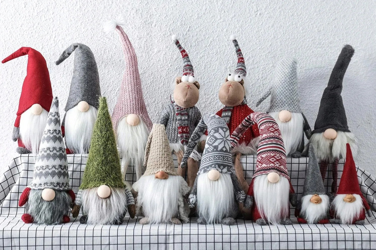Weihnachtszwerg 50cm RED/GREY YX-019 9