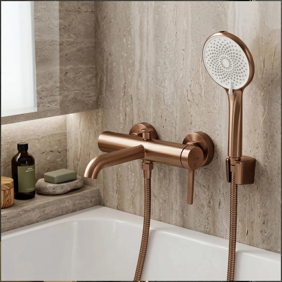 Handbrause REA JS-020 BRUSH COPPER 9