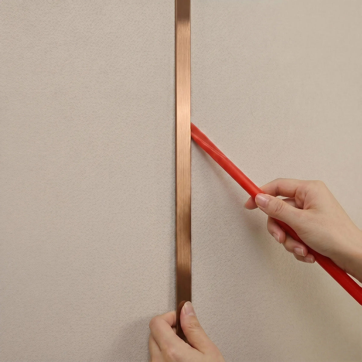 Selbstklebende Zierleiste Rea P14454A 2cm Brush Copper 9