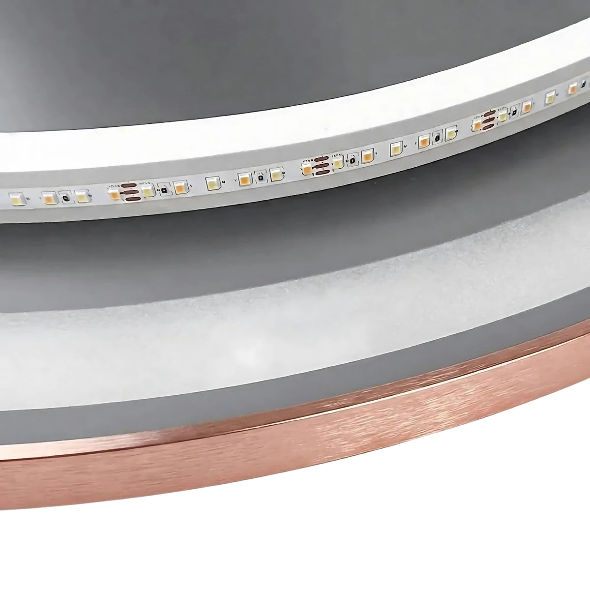Spiegel LED 70cm MMJ BRUSH COPPER  9