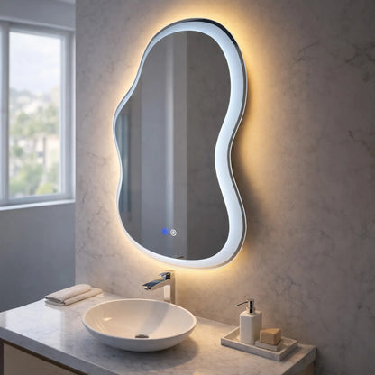 Spiegel LED UNO DOUBLE 80x55 cm  9