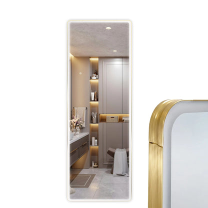 Spiegel LED Classico 50x160cm Brush Gold 9