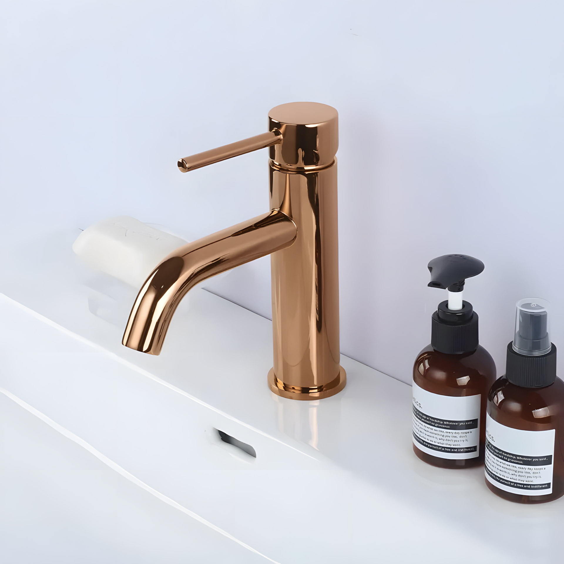 Waschbeckenarmatur Rea Lungo Copper low  2