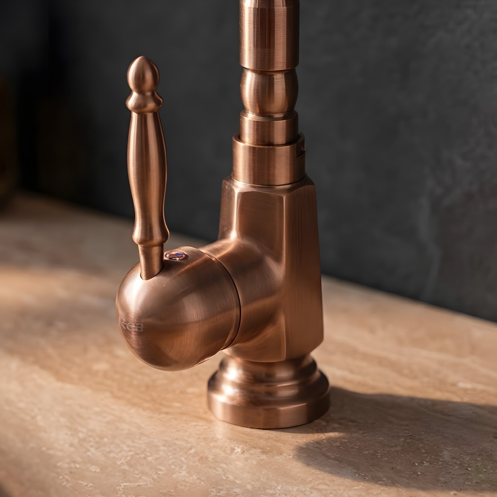 Waschbeckenarmatur Rea Bona Brush Copper High  3