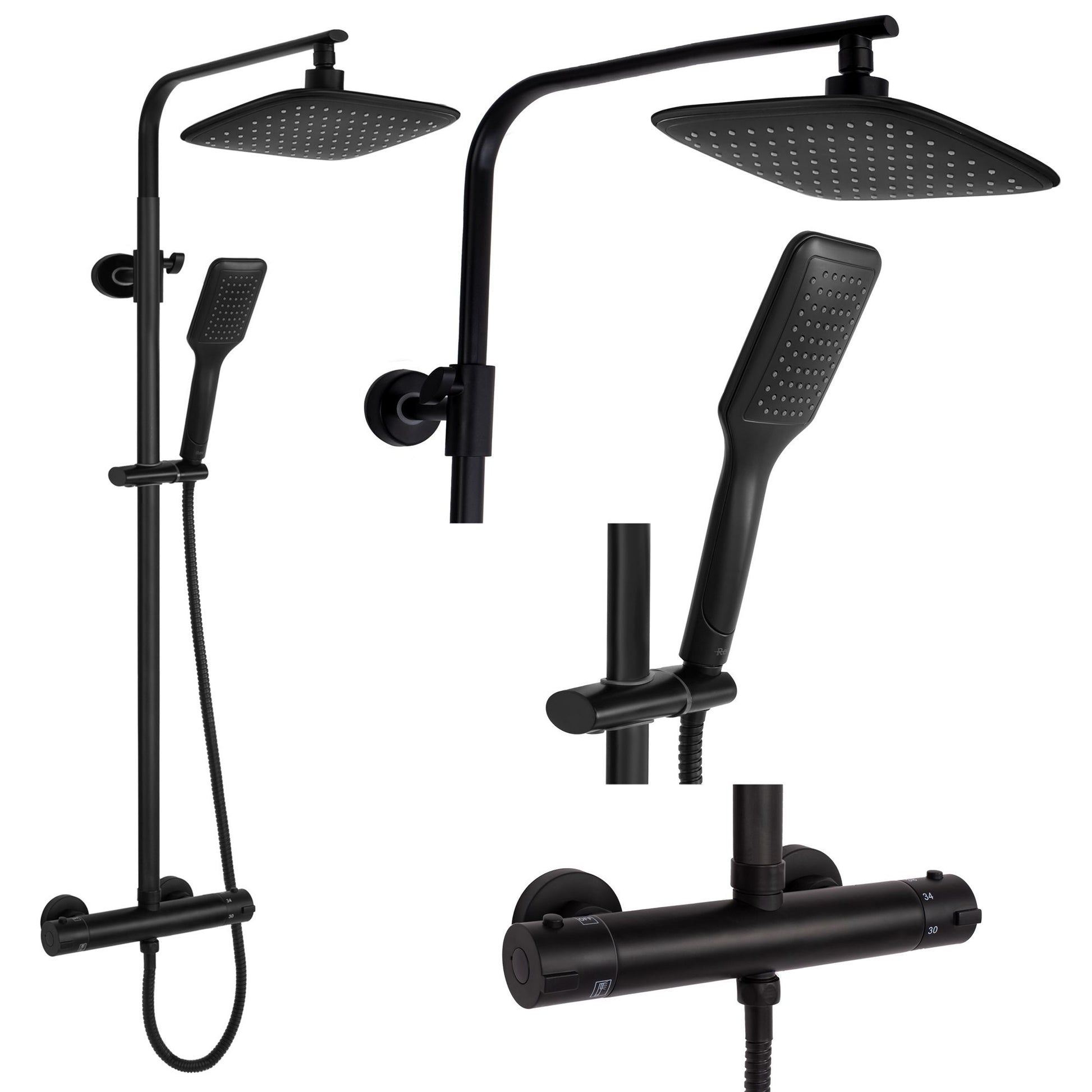 Duschset REA Tom black  1