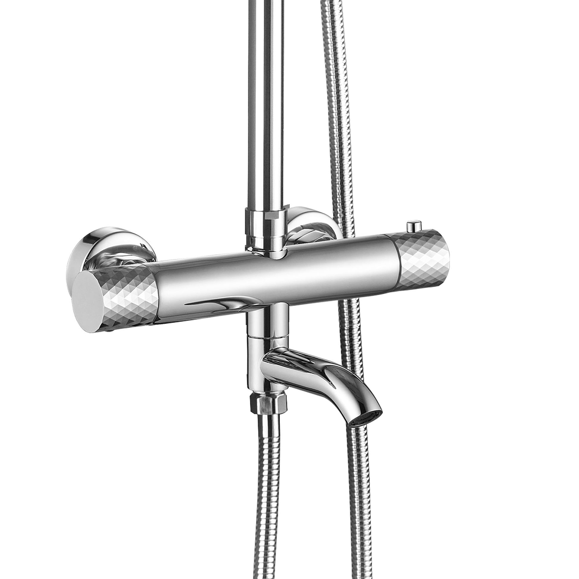 Thermostat Duschset Lungo Diamond Chrome  2