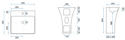 Standwaschbecken Rea Ada Slim  4