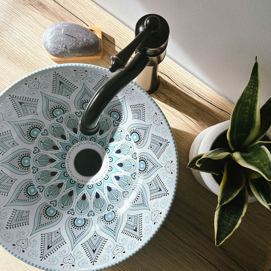 Aufsatzwaschbecken Rea Mandala 1