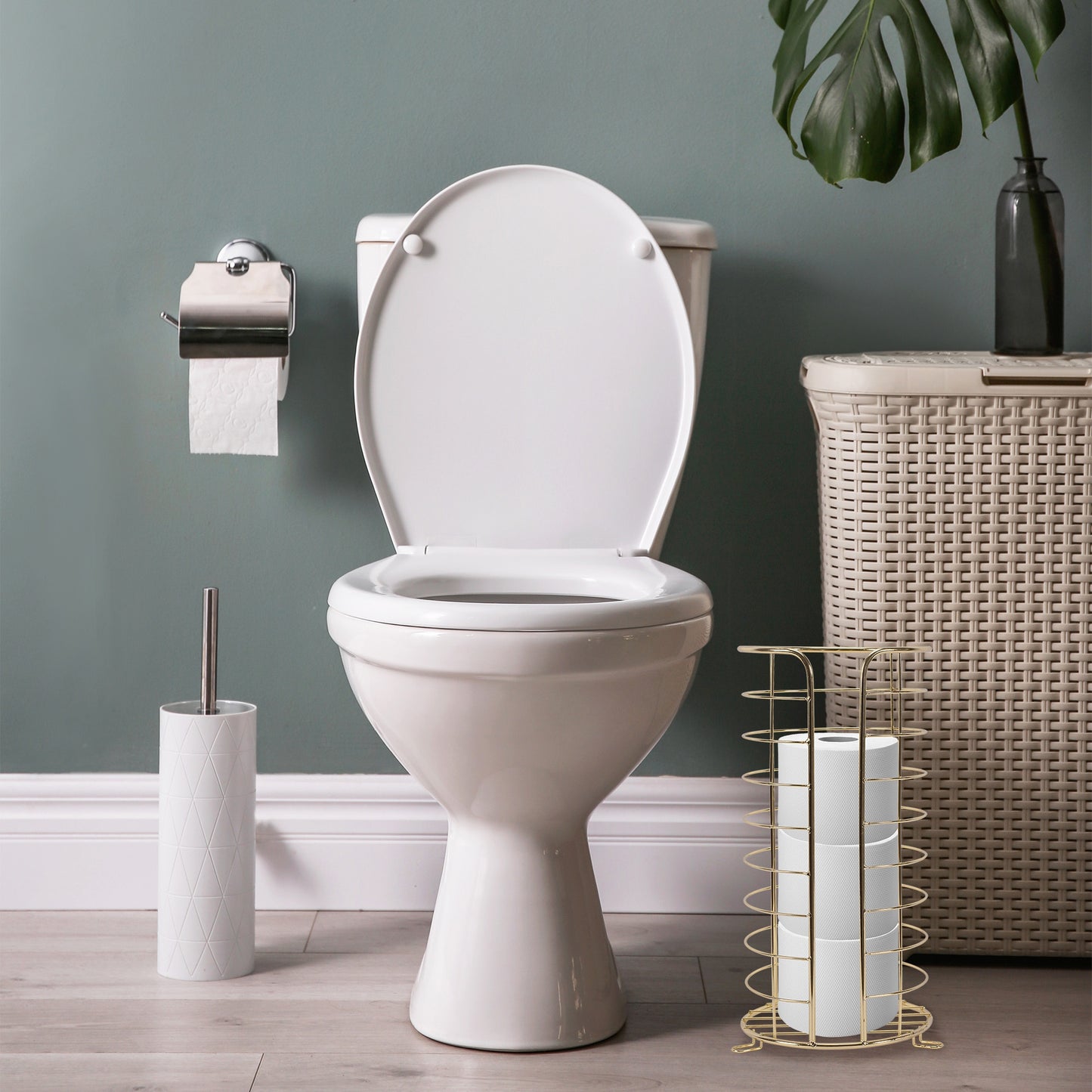 Ständer Für Toilettenpapier Gold P11899  4