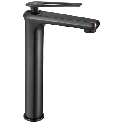 Waschbeckenarmatur REA Blade Old Black high  1