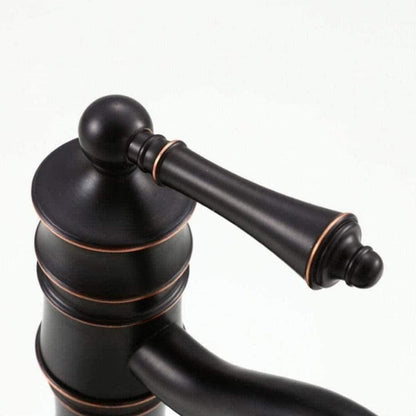 Waschbeckenarmatur Rea Vintage Old Black high  3