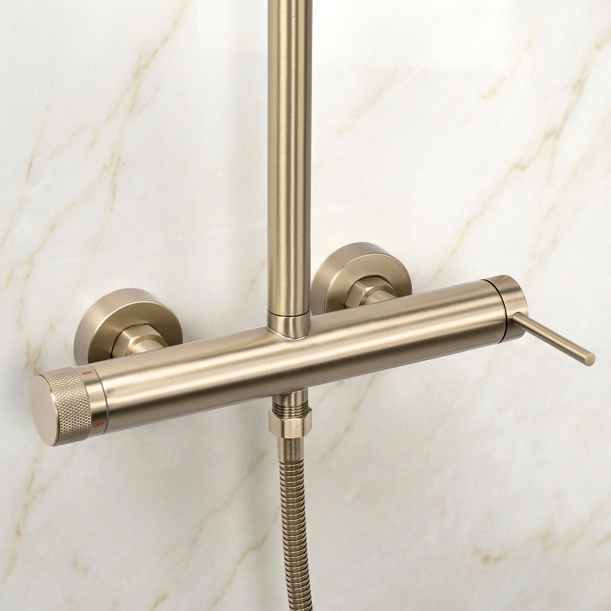 Duschgarnitur Rea Foss Clif Brush Gold  7