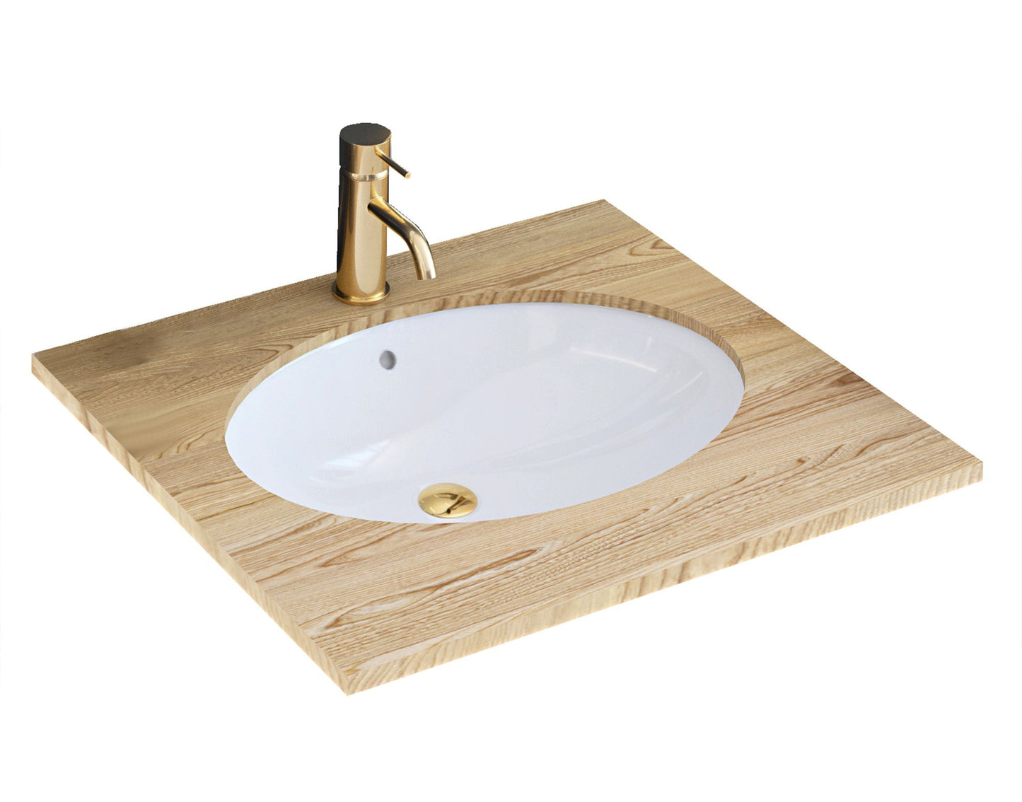 Unterbau Waschbecken Rea Nel White 1