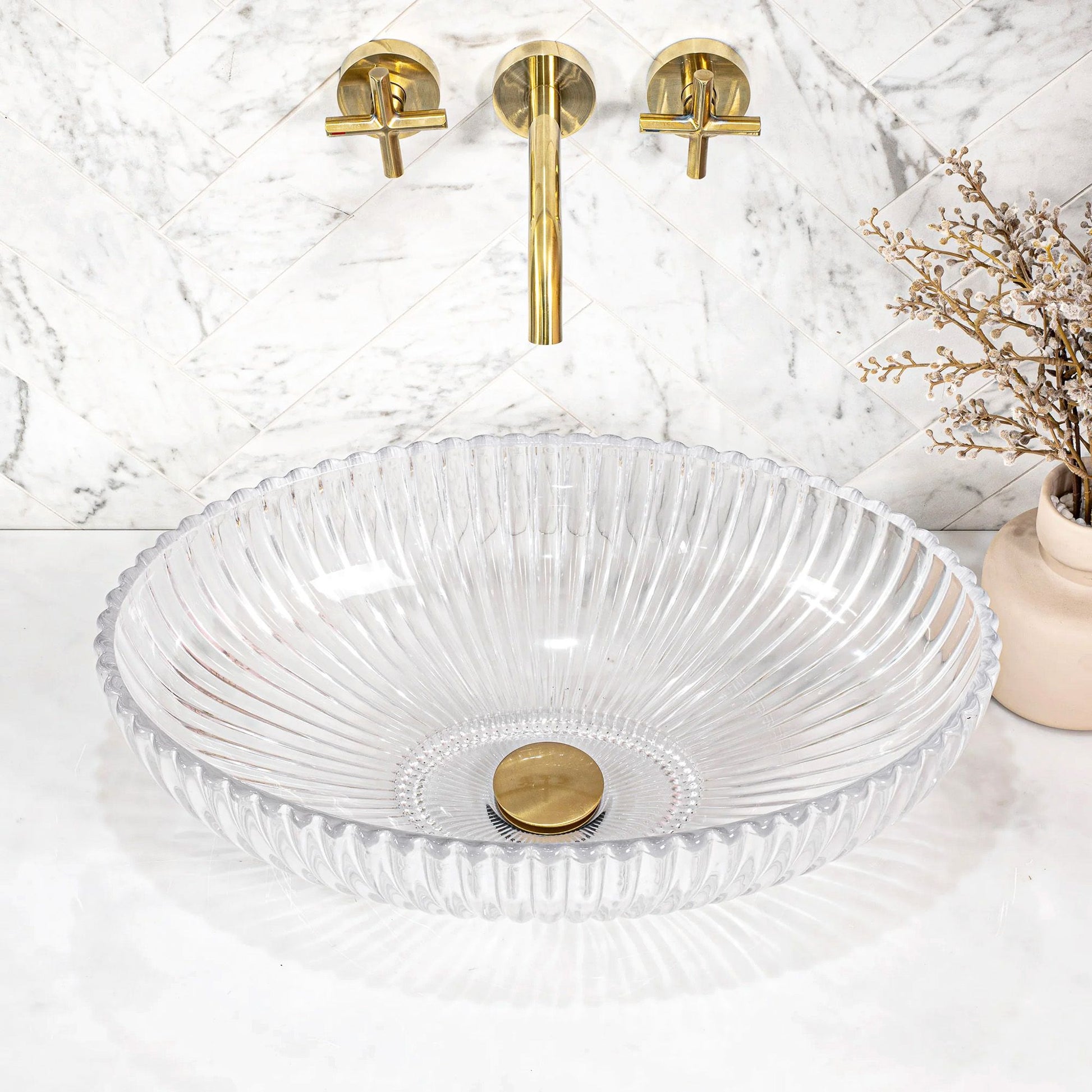 Aufsatzwaschbecken Rea Nicole Transparent  4