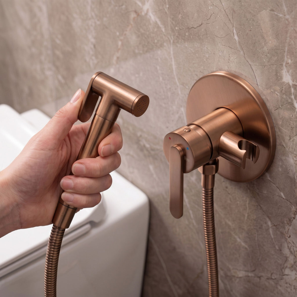 Bidetarmatur Rea Ontario Brush Copper 6