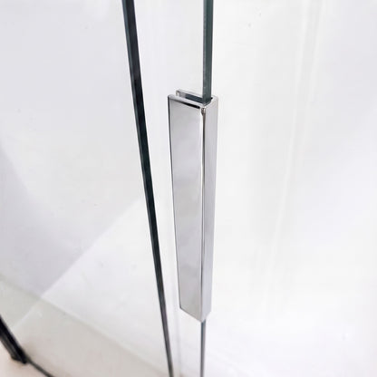 Badewannen-Duschwand Schiebetür REA Dario Chrome 80 8