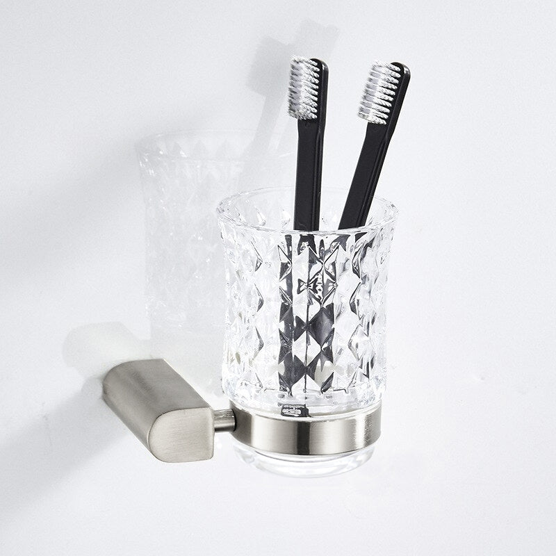 Badezimmer-becher Brushed Nickel 322224  5