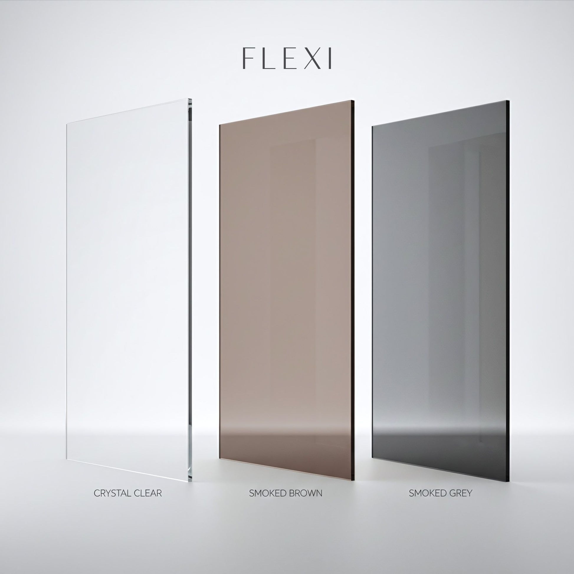 Duschwand Rea Flexi Grey / Brush Gold 90  8
