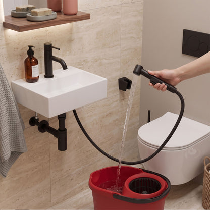 Waschtischarmatur Mit Bidetta Rea Lungo Black 7