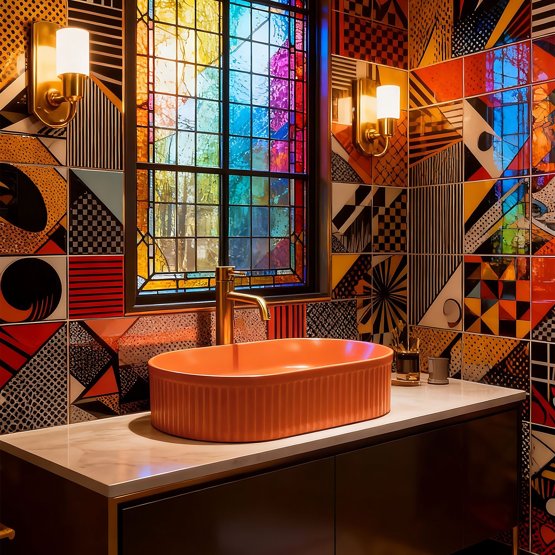 Aufsatzwaschbecken Rea Vanda Cinnamon Matt  5