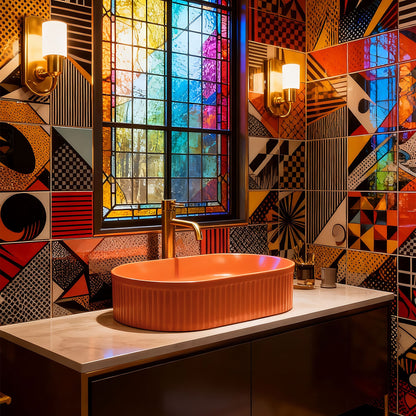 Aufsatzwaschbecken Rea Vanda Cinnamon Matt  5