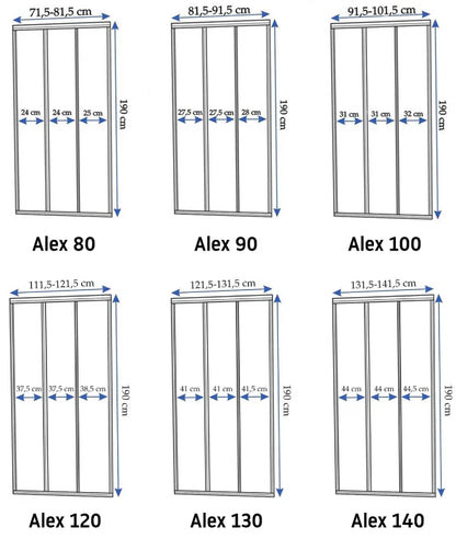 Duschtür Rea Alex 90  6