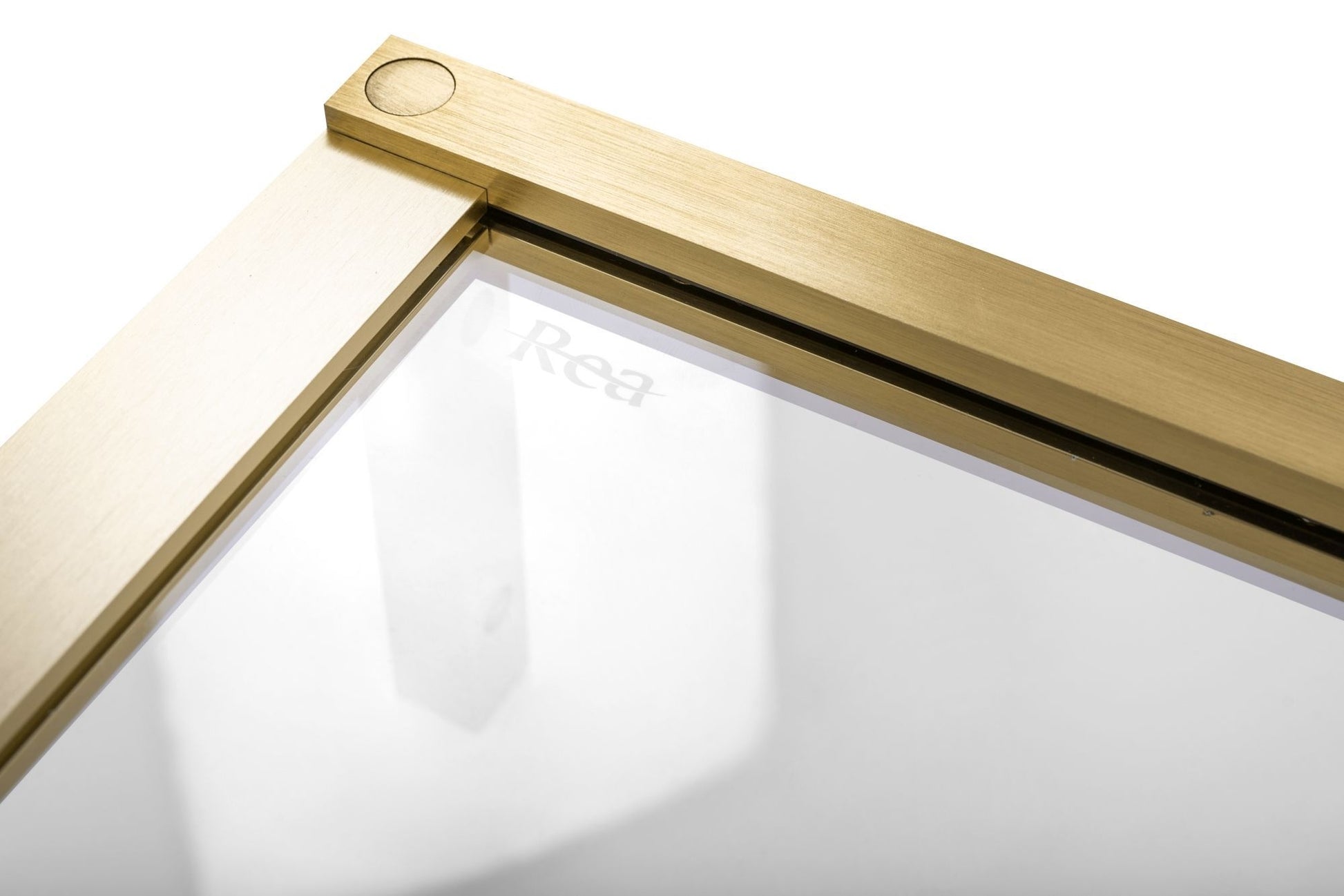 Duschkabine REA Hugo 100x100 Gold Brush  7