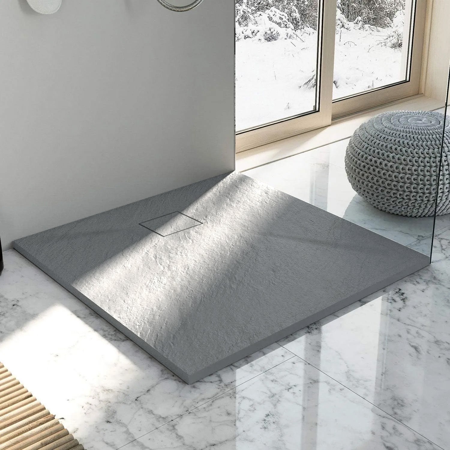 Duschtasse Magnum Grey 90x90  1