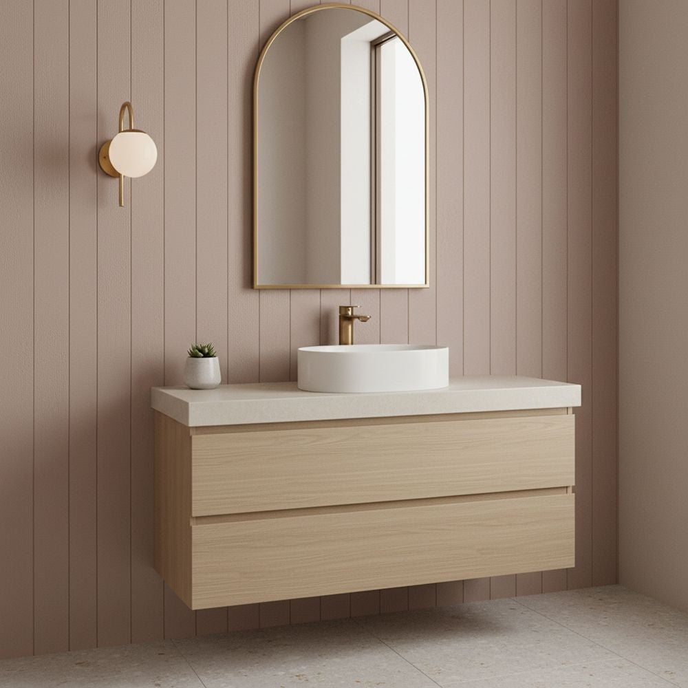 Waschbeckenarmatur Rea Drop Brush Copper Low  5