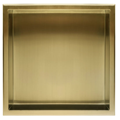 bathroom shelf 30x30 gold brush  5