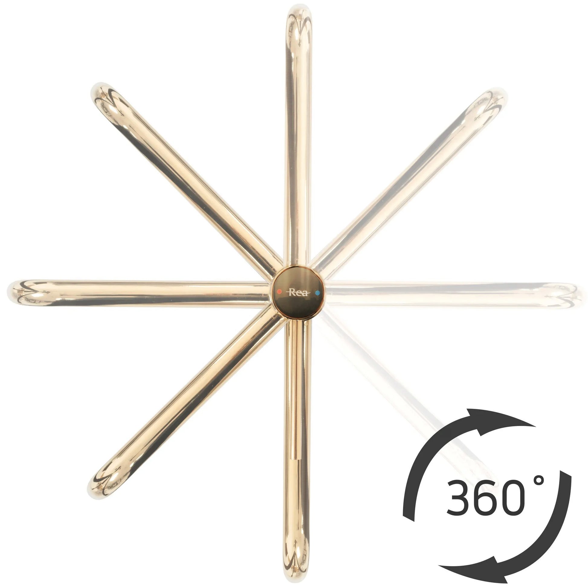 Waschbeckenarmatur Rea Lugano Slim Brush Gold High  5