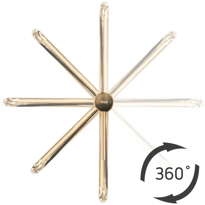 Waschbeckenarmatur Rea Lugano Slim Brush Gold High  5