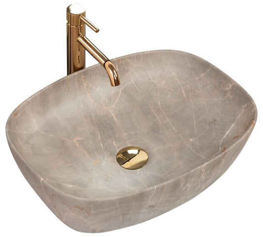 Aufsatzwaschbecken Rea Freja Beige  1