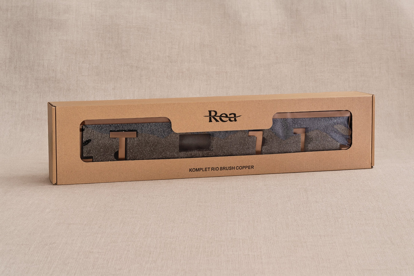 Badezimmer-accessoire-set Rio Brush Copper 4-teilig  8