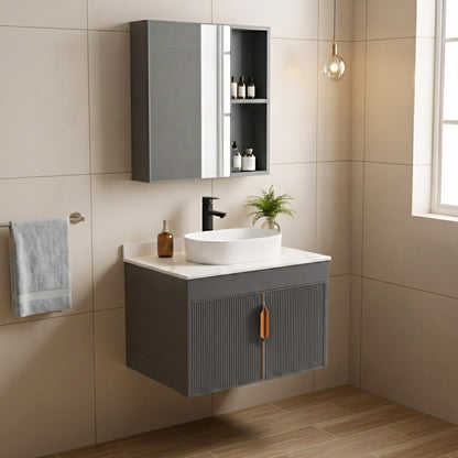 Комплект мебели для ванной с столешницей Modo 60cm Grey  3