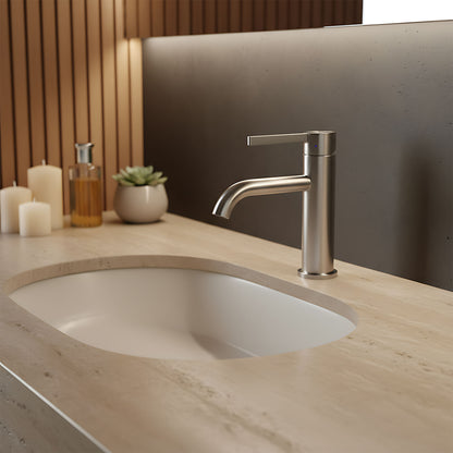 Waschbeckenarmatur Rea Foster Nickel Brush Low  7