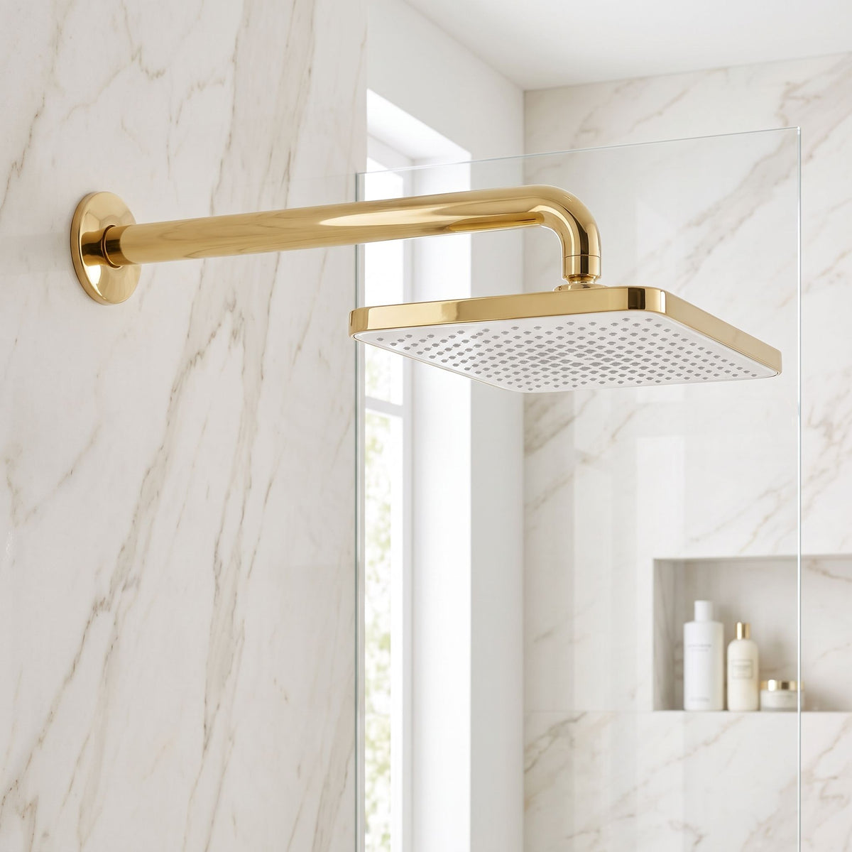 Rechteckige Regendusche REA JS-032 Gold 5