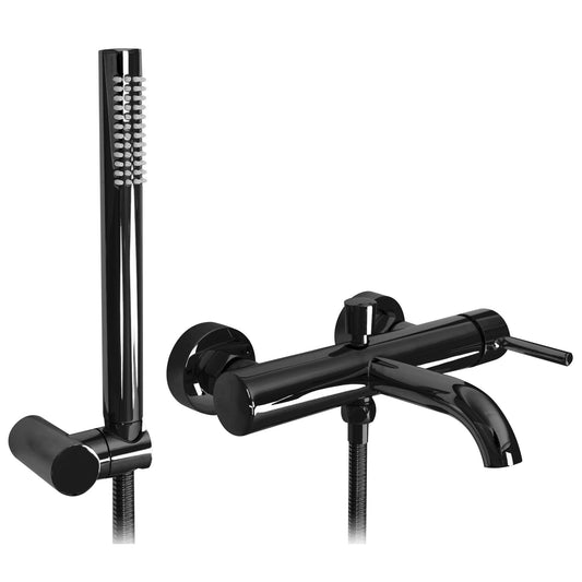 Wannenarmatur Rea Lungo Black metallic  1