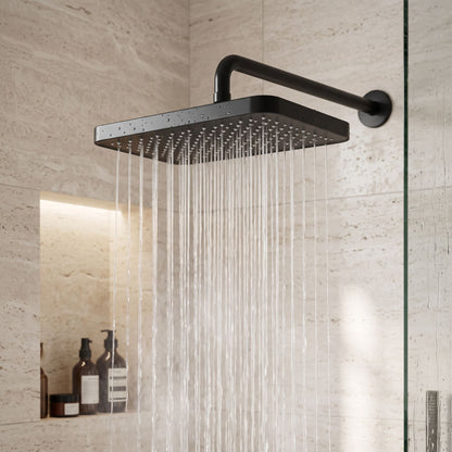 Rechteckige Regendusche REA JS-032 Black 5