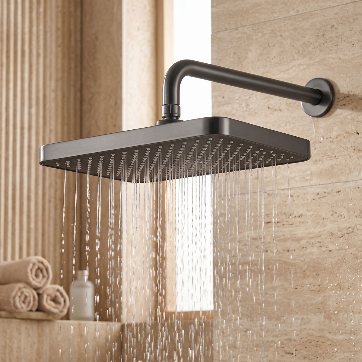 Rechteckige Regendusche REA JS-032 Titan 4